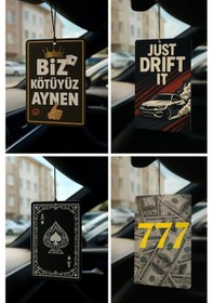 Resim Arabacılara Özel 4'lü Paket Araç Kokusu - Dekoratif Otomobil Kokusu Ve Oto Aksesuarı 