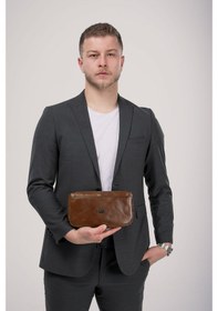 Resim Ççs Erkek El Çantası Ccs31612 Kahve Kahve Kahverengi 