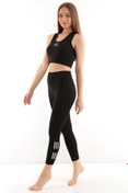 Resim LEGS STAR Takım- Büstiyer Ve Siyah Reflektör Baskılı Dalgıç Tayt 