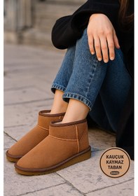 Resim Ultra Mini Kürklü Classic Mini Iı 1016222 Che Kadın Bot Tarçın Taba 