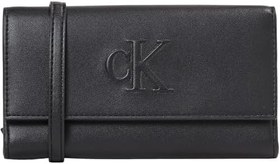 Resim Calvin Klein SCULPTED LONG FOLD STRAP Kadın Cüzdan 
