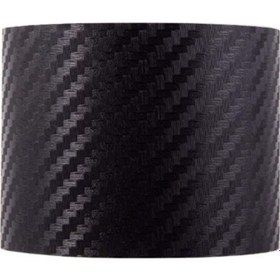 Resim Siyah Karbon Kaplama Şerit Çıta Kaplama Folyosu 7 Cm X 5 Metre 