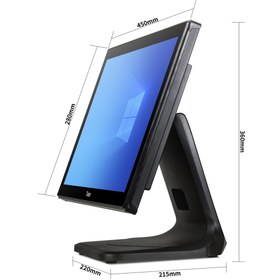 Resim TREND TIWOX TP-7610 I7 10.GEN 8GB/128GB SSD 18.5" ENDÜSTRİYEL POS PC 
