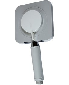 Resim Sürgülü Duş Seti Geniş Şampuanlıklı Banyo Takımı Metalik Renk Metalik 