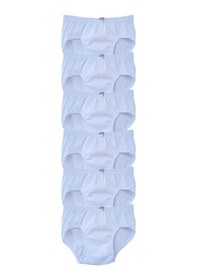 Resim Seher Yıldızı Erkek Çocuk Pamuk Slip Külot 6 Lı Paket Beyaz 