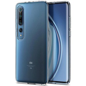 Resim Spigen Mi 10 ile Uyumlu Kılıf Liquid Crystal 4 Tarafı Tam Koruma Crystal Clear 