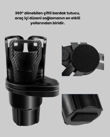 Resim Bardak Tutucu Ve Manyetik Led Ambiyans Işığı 2 Li Set 