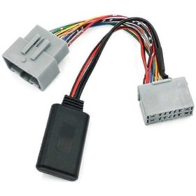 Resim Volvo C30 S40 V40 V50 S70 C70 V70 Xc70 S80 Xc90 Araç Alıcısı Aksesuarları İçin Bluetooth Adaptörü Veya Aux Girişi - Huiliang 