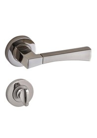 Resim Doğanlar Simge Lüx Rozetli Kapı Kolu Nikel Saten (324199852) 