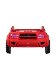 Resim Setaymobilya Arabalı Yatak, Pickup Ledli Arabalı Yatak, 100X190 - Kırmızı 