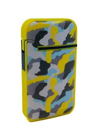 Resim Zengaz Cool Tasarım Jet Alev Çakmak - Yellow Camouflage Sarı 