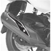 Resim Forza 250 2018-2023 Egzoz Koruma Sticker Pad Set 