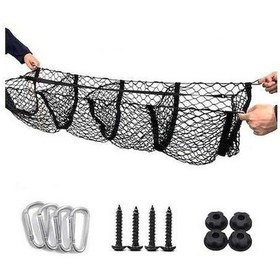 Resim Dancemonkey Cbtx Kamyonet 3d Ağ Çantası, 100x30cm, Dört Cepli Arazi Aracı Bagaj Ağı 