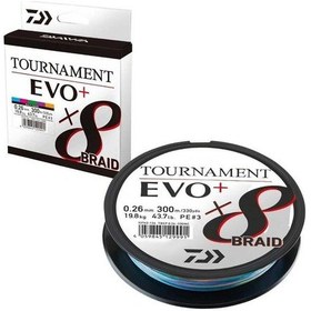 Resim Daiwa Tournament 8B Evo+ Multi Color 300M Ip Misina (528987948) 