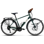 Resim Carraro CR-T Trip 18-V VB Tur Bisikleti - Koyu Yeşil-Beyaz - 53 Cm 