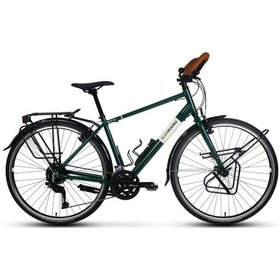 Resim Carraro CR-T Trip 18-V VB Tur Bisikleti - Koyu Yeşil-Beyaz - 53 Cm 