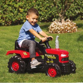 Resim FeyzaDesign Çocuklar İçin Pedallı Traktör, Bahçe ve Yaz Eğlencesi Keyfi 