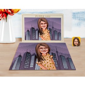 Resim Bk Gift Kişiye Özel Kız Çocuk Karikatürlü 1000 Parça Profesyonel Puzzle-8 