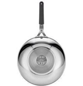 Resim Çelik Wok Tava - Silikonlu Sap 