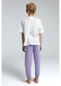 Resim Rolypoly Kız Çocuk Mor Pijama Takımı 5274-47627 Mor 
