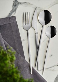 Resim The Mia Isla Çatal Kaşık Bıçak Seti Gümüş 24 Parça Ckb0146 Çok Renkli 