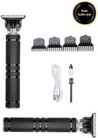 Resim Rado RD-3603 Pro Şarjlı Saç Sakal Tıraş Makinesi, 1-2 Saat Kullanım Süresi, Siyah 