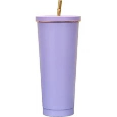 Resim 304 Paslanmaz Çelik Yalıtımlı Pipetli Kupa Kahve Kupa (Yurt Dışından) 