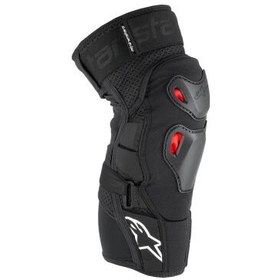 Resim Alpinestars Bionic Pro Plasma Diz Koruma Siyah / Beyaz / Kırmızı 