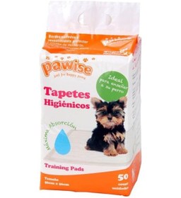 Resim Pawise Köpek Tuvalet Süper Emici Çiş Eğitim Pedi 50'li 56 x 56 CM 