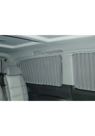 Resim Mops Mercedes Vito Katlamalı Pilise Vip Perde Kumaş 