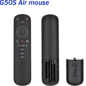 Resim G50S Kablosuz Fly Hava Mouse Gyro Ses 2.4g USB Ir Öğrenme Uzaktan Kumanda G50 Akıllı Android Tv Evrensel Cihazlar Vs G20 G30 | Uzaktan Kumanda 