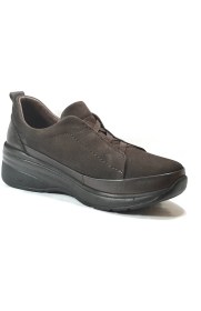 Resim Beety 25BK.069 Hakiki Deri Lastikli Ortopedik Dolgu Topuklu Kadın Ayakkabı 