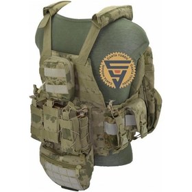 Resim Nature Multifonksiyonel Cordura Askeri Taktik Yelek Jand Kamuflaj Haki 