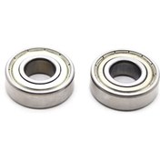 Resim Wezone 15x35x11mm Çift Metal Kalkanlı Derin Oluklu Top Bearing, Elektrik Motoru İçin Sağlam Ve Dayanıklı 6202z 1 Çift 