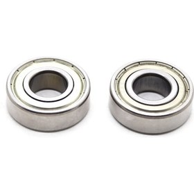 Resim Wezone 15x35x11mm Çift Metal Kalkanlı Derin Oluklu Top Bearing, Elektrik Motoru İçin Sağlam Ve Dayanıklı 6202z 1 Çift 