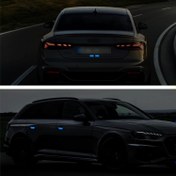 Resim 20 adet Karanlıkta Parlayan Bant Sticker Anahtar Düğmesi Gece Güvenliği Luminöz Çıkış İşareti Merdiven Duvar Dekorasyon Stickerları (yeşil) 