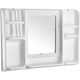 Resim B.çift Lavabo Aynası Beyaz 