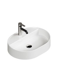 Resim Aqua Bagno Bianzo Lavabo Beyaz 55 x 42 CM 