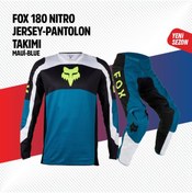 Resim Fox Siyah Mavi Jersey Pantolon Takımı 