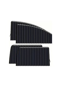 Resim Xuweiwei Front Arka Yan Cam Güneşlik Perdesi 4 Parça Araç Pencere Siperliği Kampçılık İçin Taşınabilir 