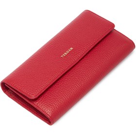 Resim Kırmızı Deri Kadın Cüzdan - S1CB00005719-B68 