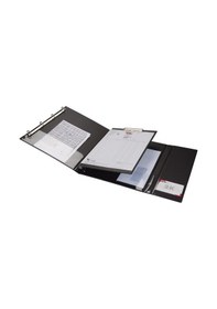 Resim Evrak Sunum Tanıtım Firma Klasörü Sekreterlik A4 4 Halkalı Ring Binder File 250 Yaprak Kapasiteli 27x33 Cm Bordo 