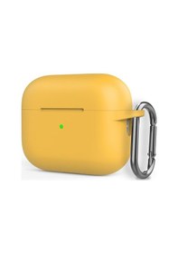 Resim Apple Uyumlu AirPods Pro 2 Kılıf Silikon Mat Kancalı İp Sf16 Bej 