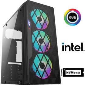 Resim Xaser GX20 I5 3470 16GB Ram 512GB M.2 Nvme SSD 4gb GT740 Masaüstü Oyuncu Bilgisayarı 