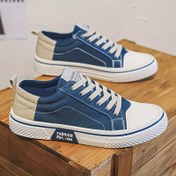 Resim Erkek Moda Kanvas Ayakkabılar 2025 Yeni Bahar ve Sonbahar Sokak Kaykay Ayakkabıları Rahat Spor Loafer'lar 