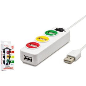 Resim HADRON Hd140/200 Usb 2.0 Hub 4 Port Ledli 