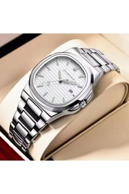 Resim OLEVS pate modeli erkek kol saati 41 mm şık lüx podegar modeli 