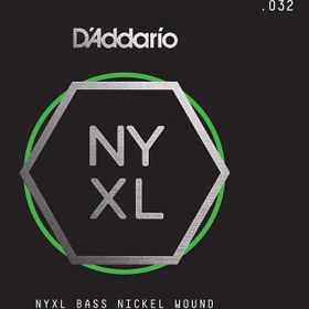 Resim D'Addario NYXLB032 NYXL Nickel Bas Gitar Tek Tel (32) 