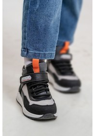 Resim Mnpc Erkek Çocuk Siyah Hakiki Deri Suya Dayanıklı Anatomik Günlük Bot 25k3b110722 Siyah 