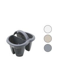 Resim Qlux L-00515 Heybe Kaşıklık Tezgah Üstü 4 Bölmeli - Plastik 5468 Çok Renkli 